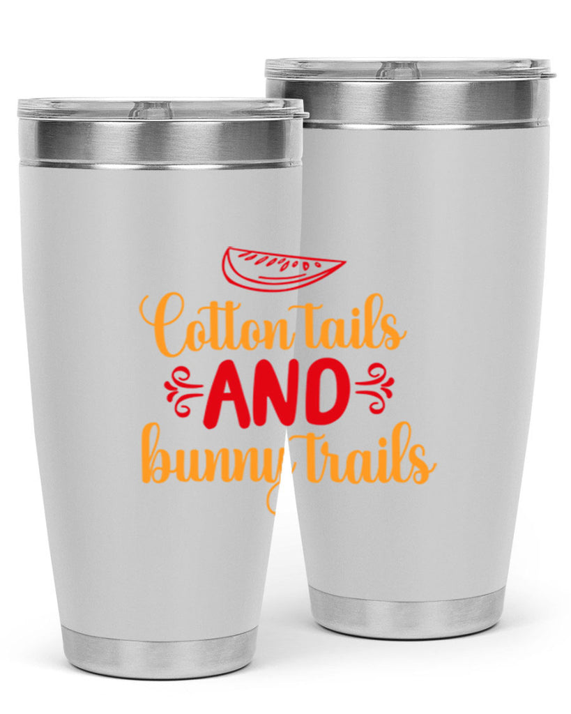 Cotton tails and bunny trails 111#- spring- Tumbler
