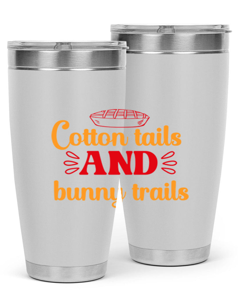 Cotton tails and bunny trails 112#- spring- Tumbler