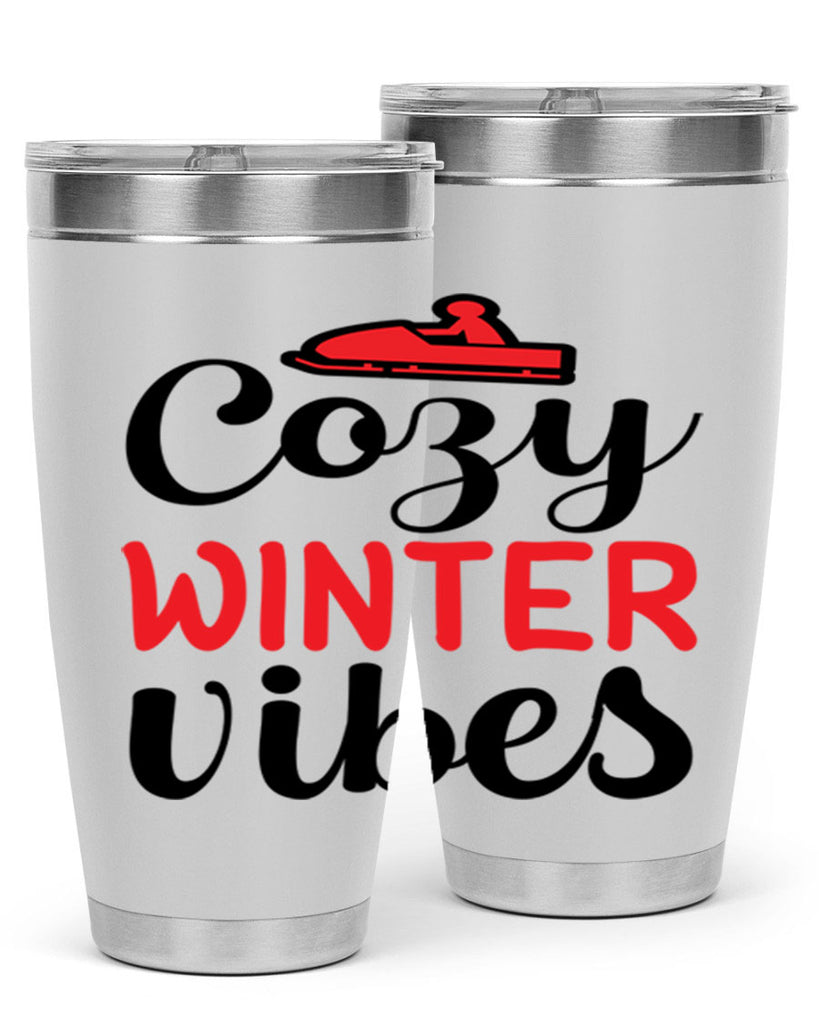 Cozy winter vibes 68#- winter- Tumbler