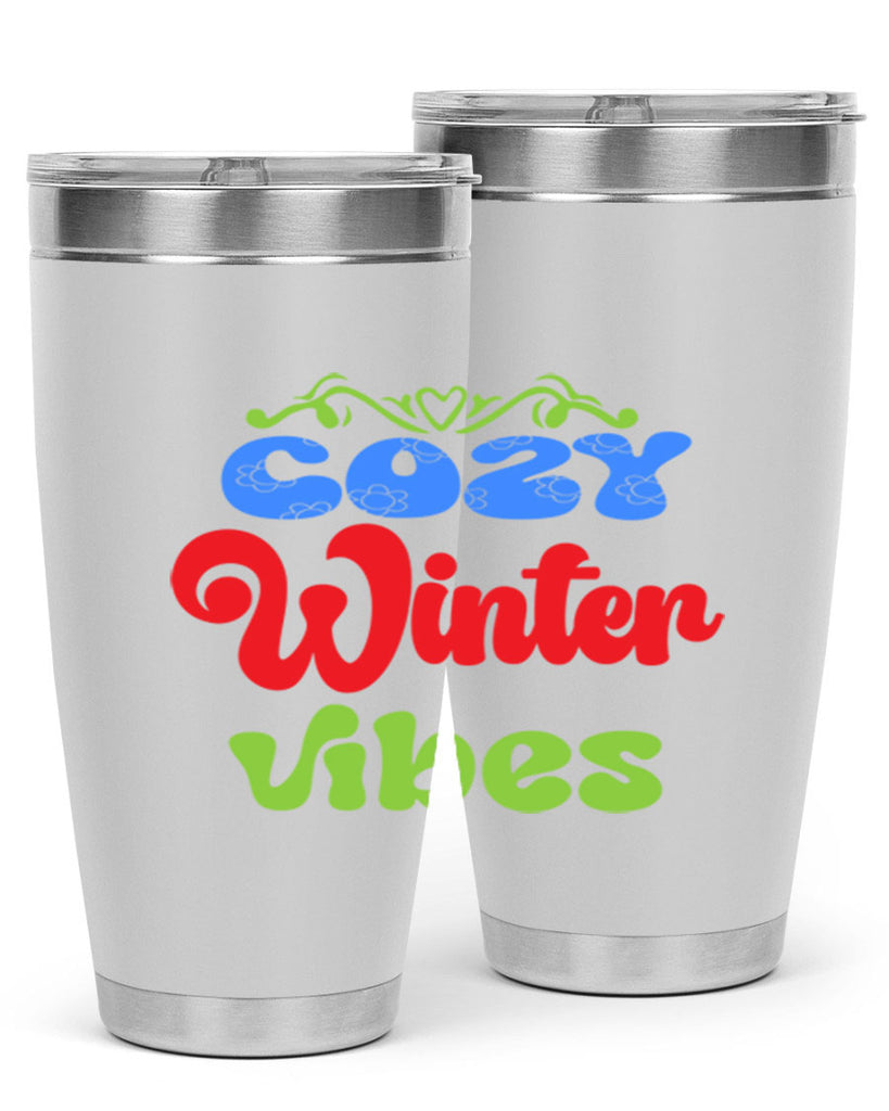Cozy winter vibes 75#- winter- Tumbler