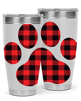 Dog Paw Style 94#- dog- Tumbler