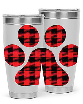 Dog Paw Style 95#- dog- Tumbler