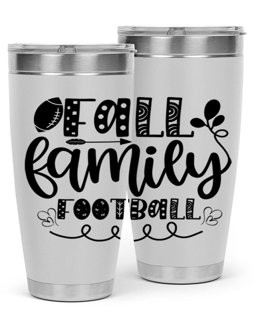 Fall Family Football 99#- fall- Tumbler