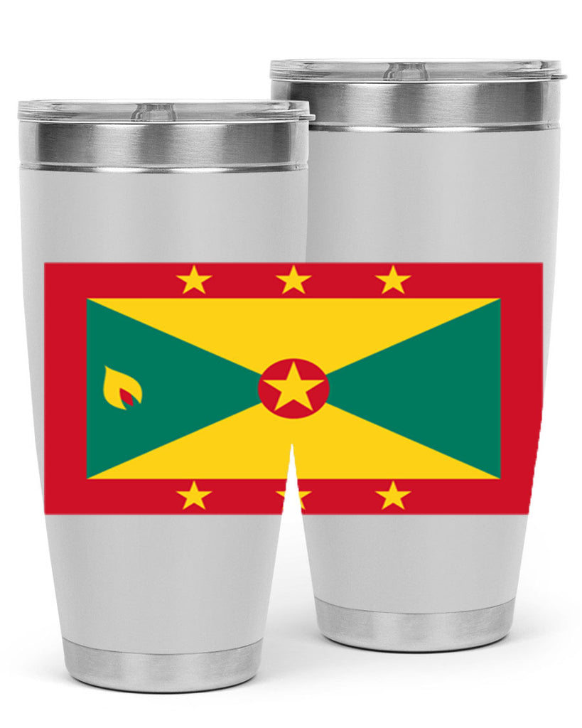 Grenada 130#- world flags- Tumbler