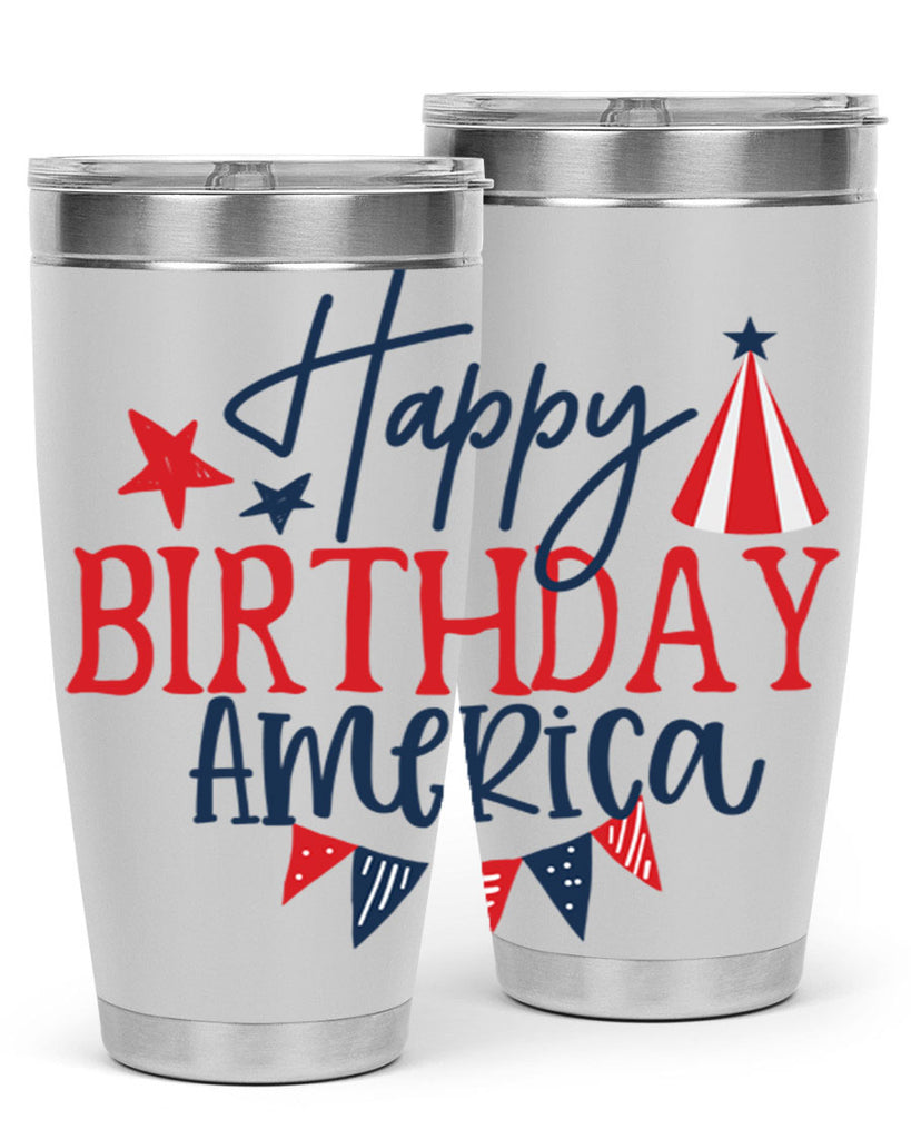 Happy Birthday america Style 30#- Fourt Of July- Tumbler