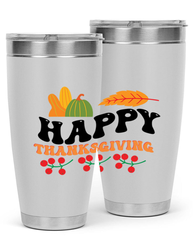 Happy Thanksgiving 251#- fall- Tumbler