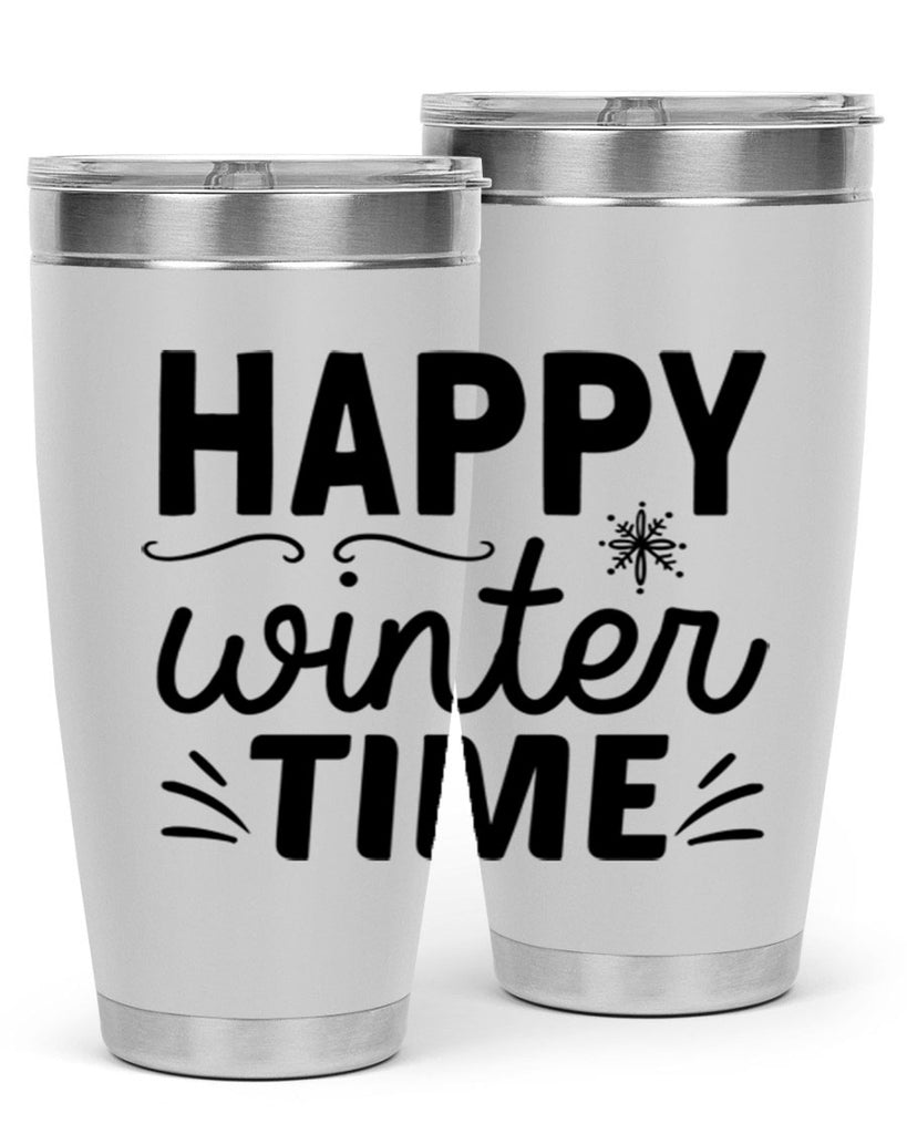 Happy Winter Time134#- winter- Tumbler