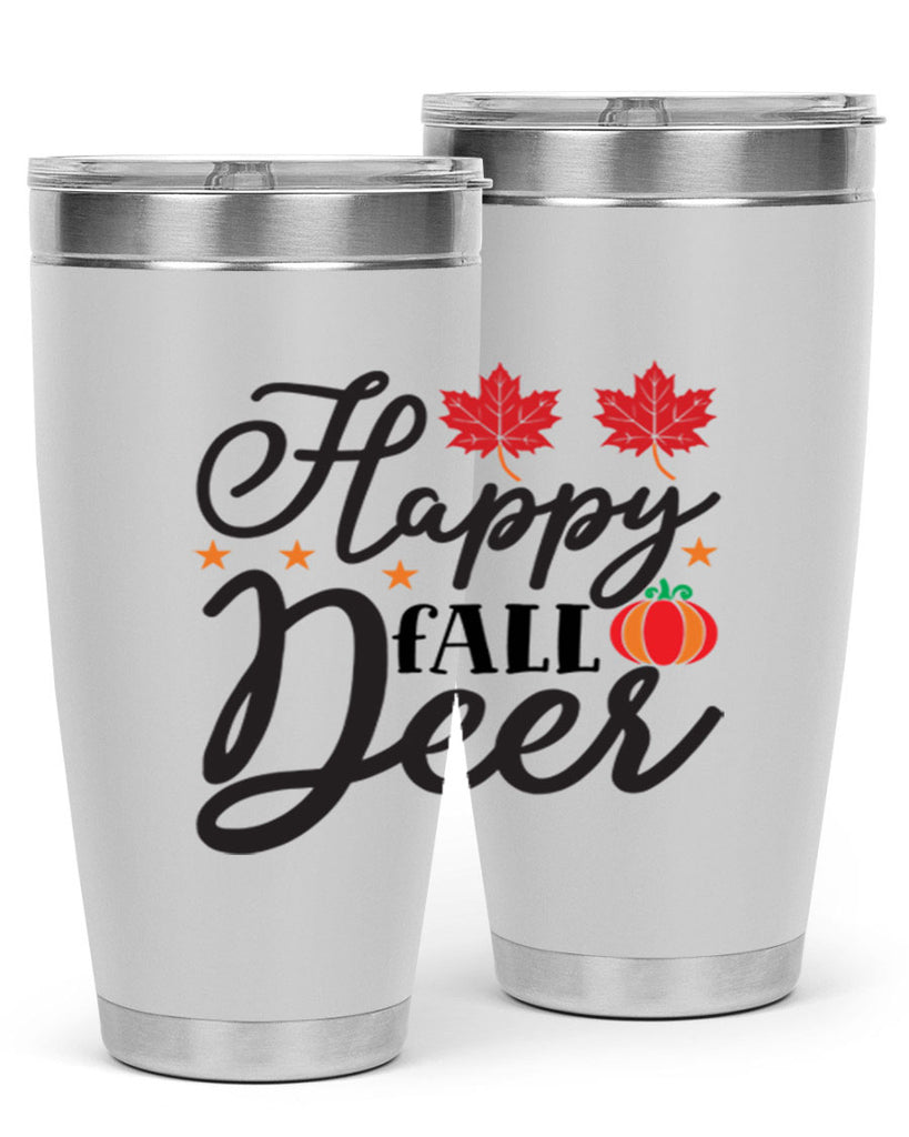 Happyfalldeer 254#- fall- Tumbler