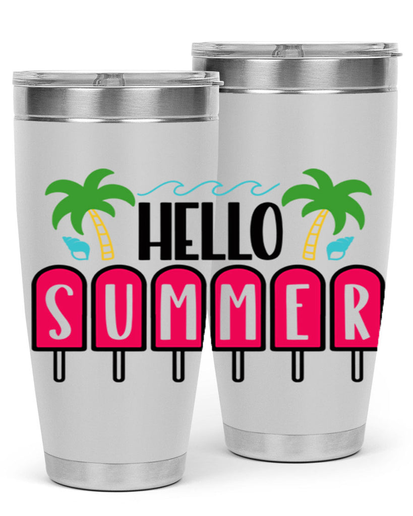 Hello Summer Style 39#- summer- Tumbler