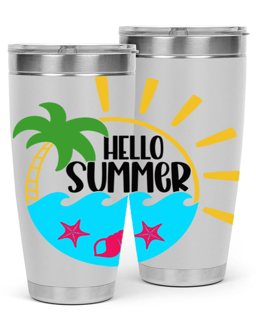 Hello Summer Style 40#- summer- Tumbler