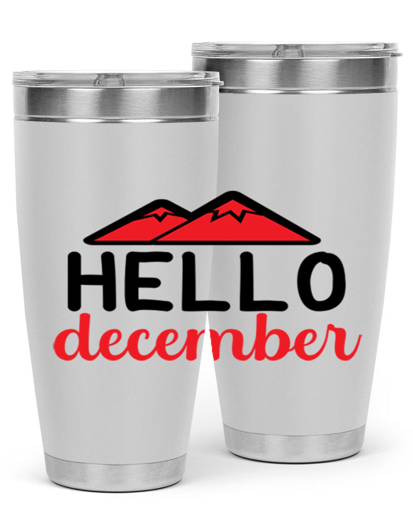 Hello december 160#- winter- Tumbler