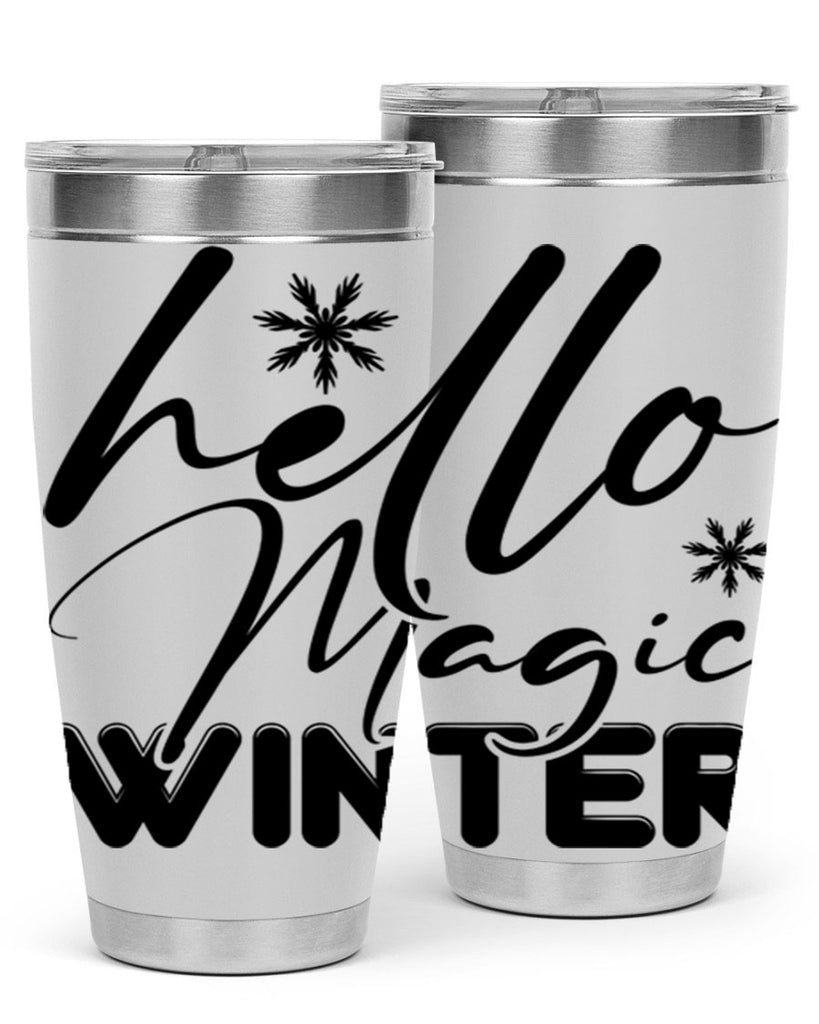 Hello magic winter 178#- winter- Tumbler