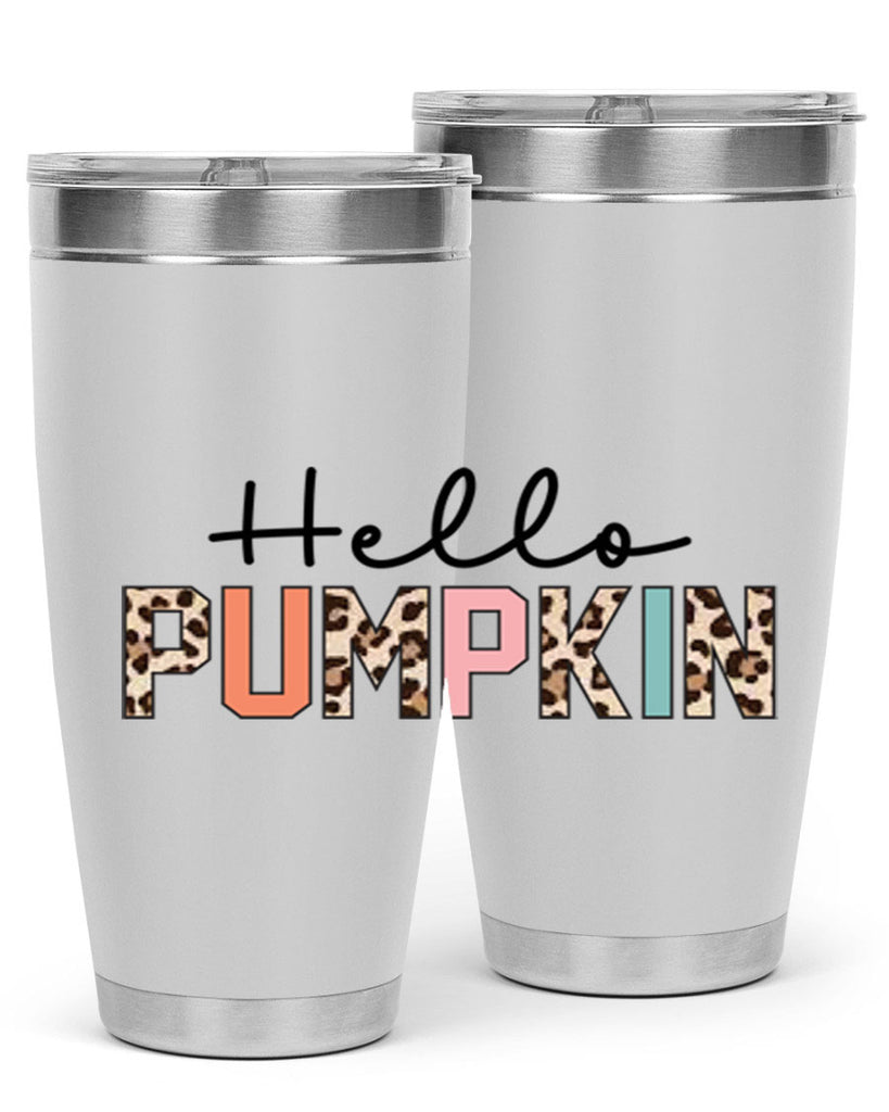 Hello pumpkin 289#- fall- Tumbler
