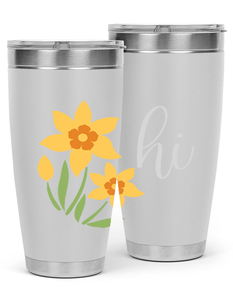 Hi daffodil flower236#- spring- Tumbler