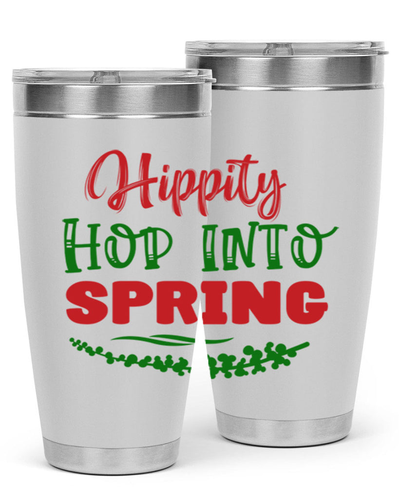 Hippity Hop into Spring 239#- spring- Tumbler