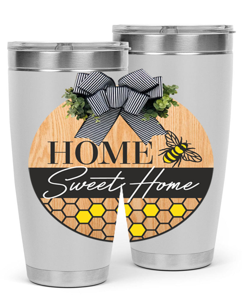 Home Sweet home bee and hive Mockup241#- spring- Tumbler