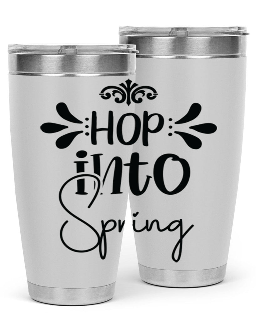 Hop into Spring 247#- spring- Tumbler