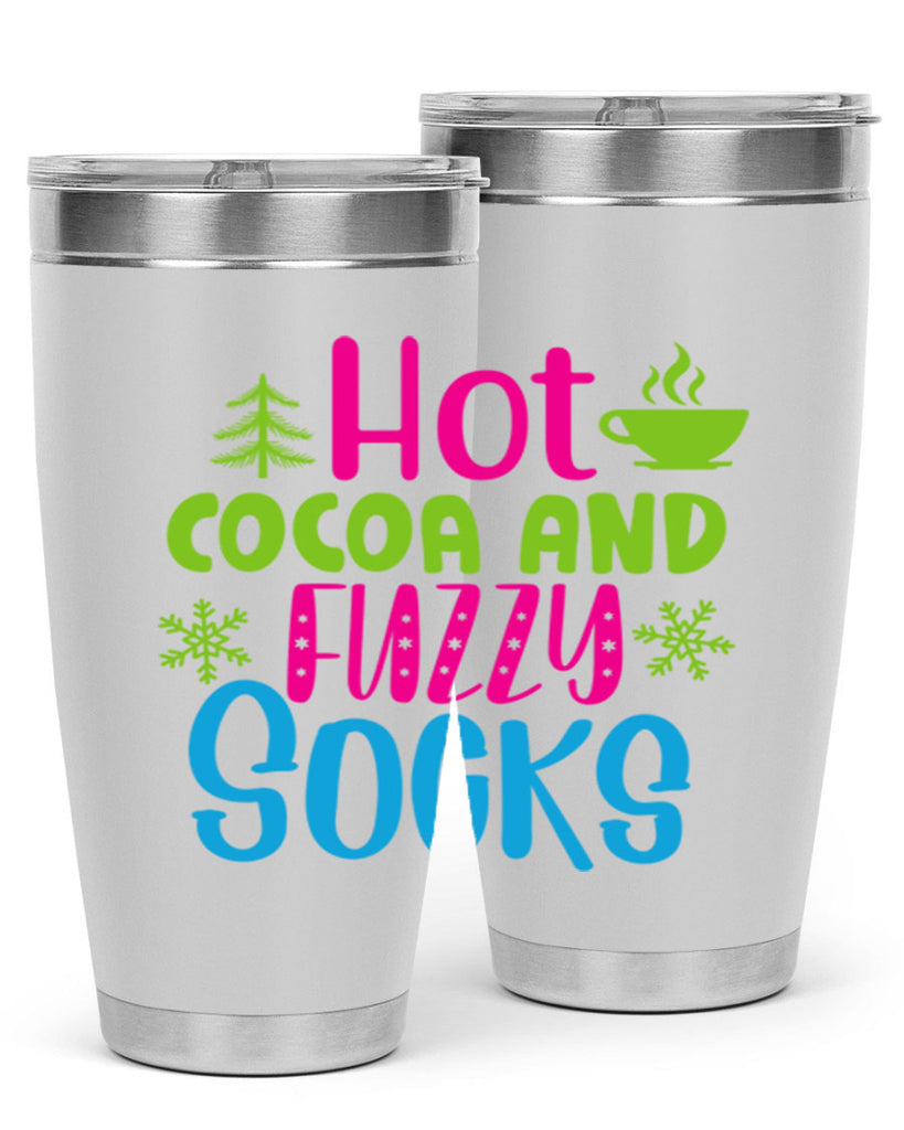 Hot Cocoa And Fuzzy Socks209#- winter- Tumbler