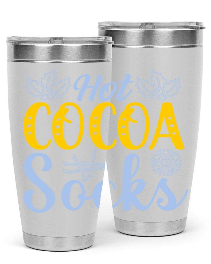 Hot cocoa socks211#- winter- Tumbler
