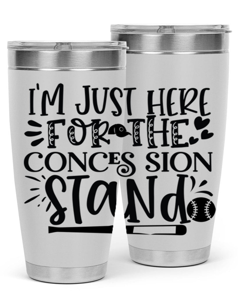 Im Just Here For the Conces sion stand 2072#- baseball- Tumbler