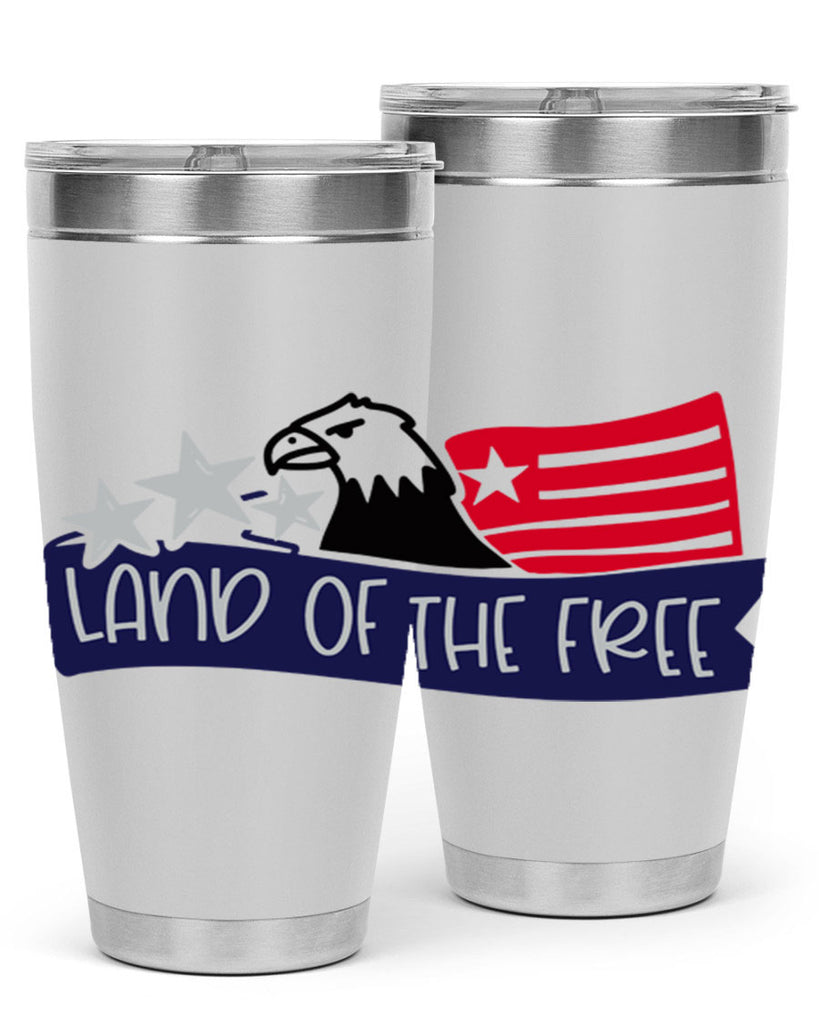 Land Of The Free Style 157#- Fourt Of July- Tumbler