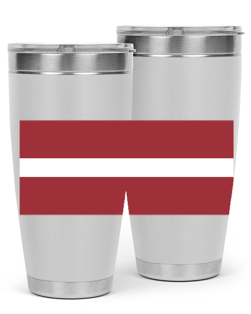 Latvia 104#- world flags- Tumbler
