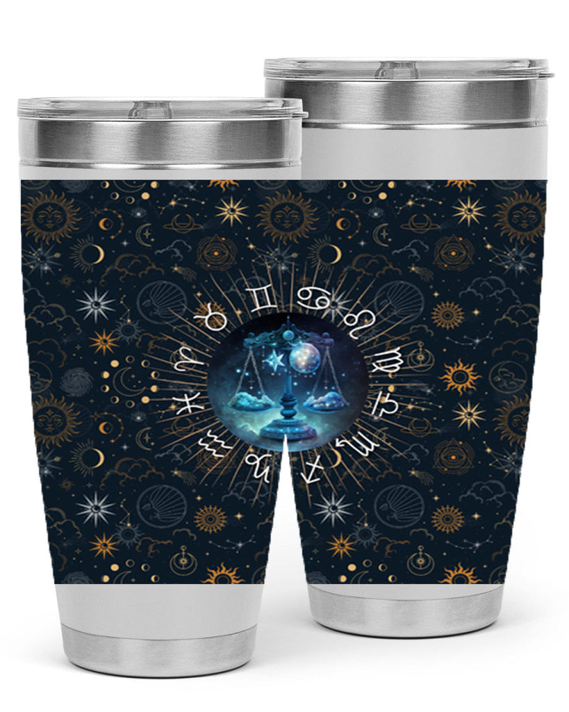 Libra Straight 317#- zodiac- Tumbler