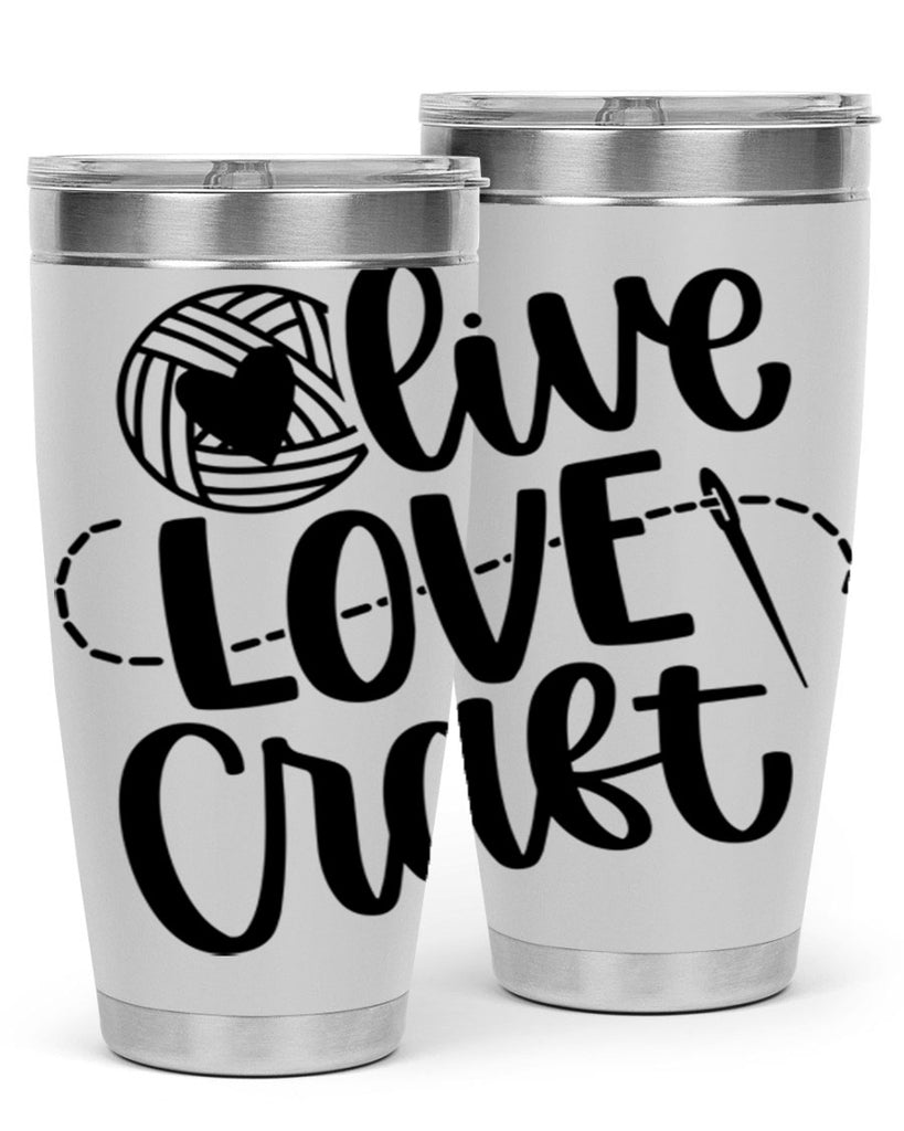 Live Love Craft 15#- crafting- Tumbler
