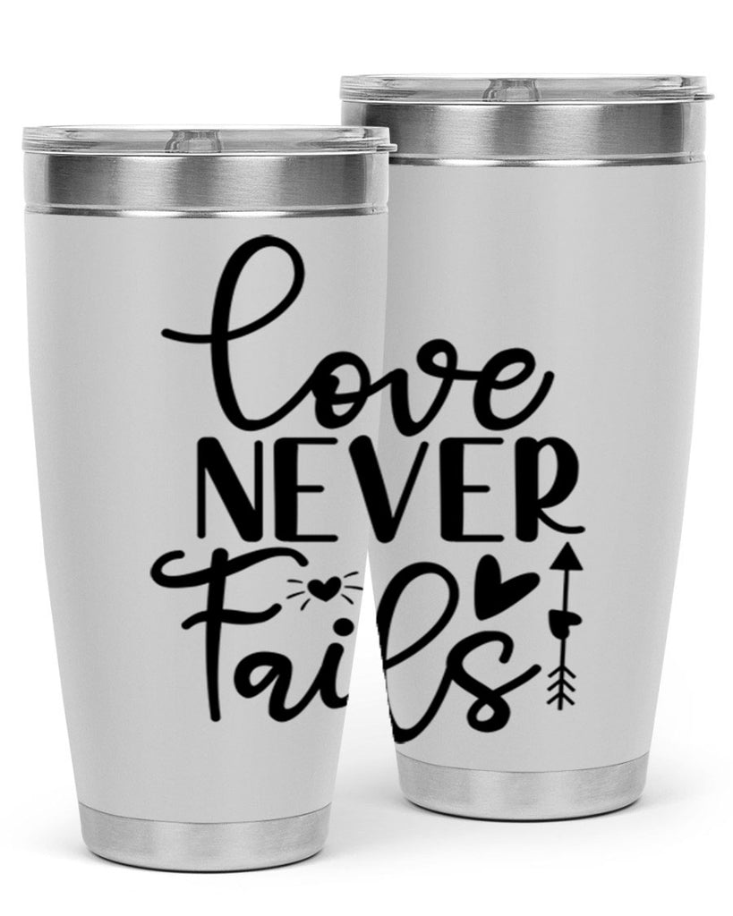 Love Never Fails 309#- winter- Tumbler