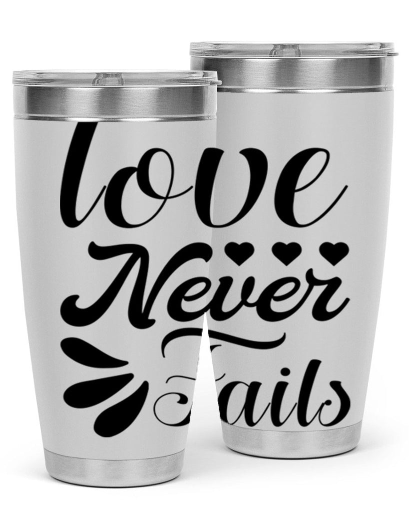 Love Never Fails 316#- winter- Tumbler