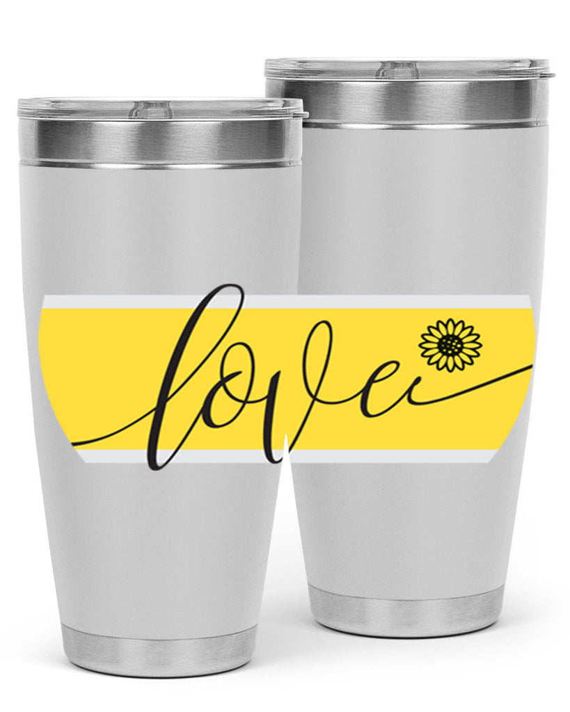 Love and daisy327#- spring- Tumbler