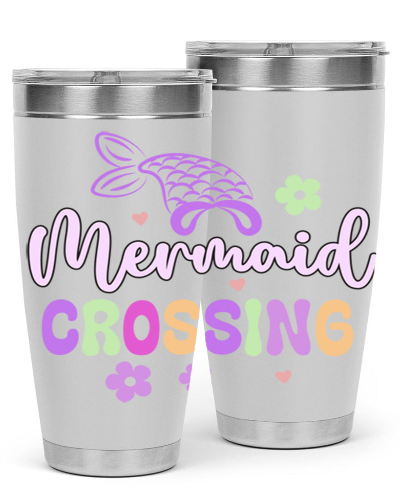 Mermaid Crossing 401#- mermaid- Tumbler