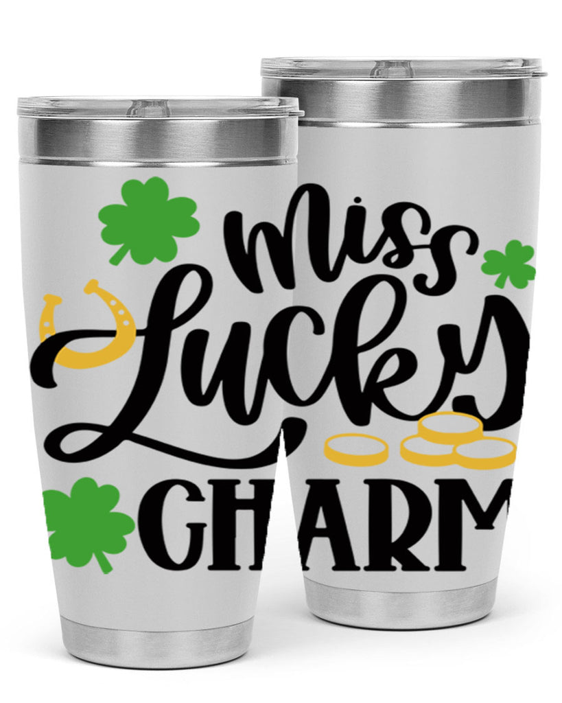 Miss Lucky Charm Style 47#- St Patricks Day- Tumbler