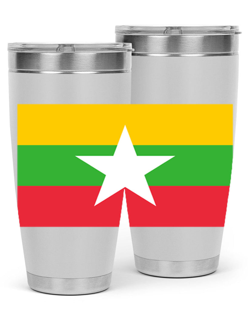 Myanmar 79#- world flags- Tumbler