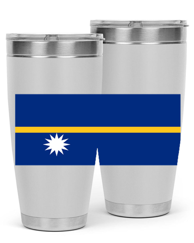 Nauru 77#- world flags- Tumbler