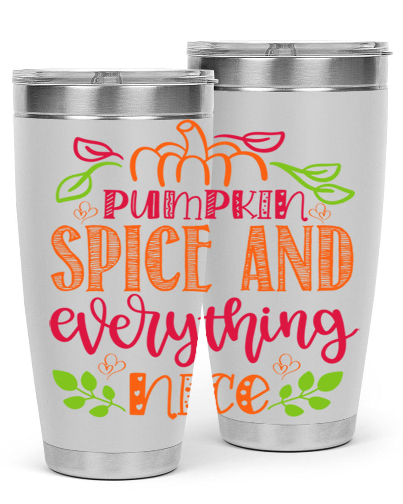 Pumpkin Spice and Everything Nice 536#- fall- Tumbler