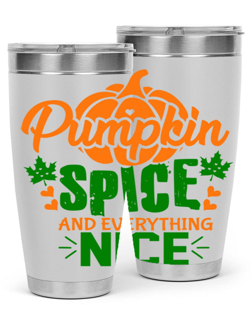 Pumpkin Spice and Everything Nice 538#- fall- Tumbler