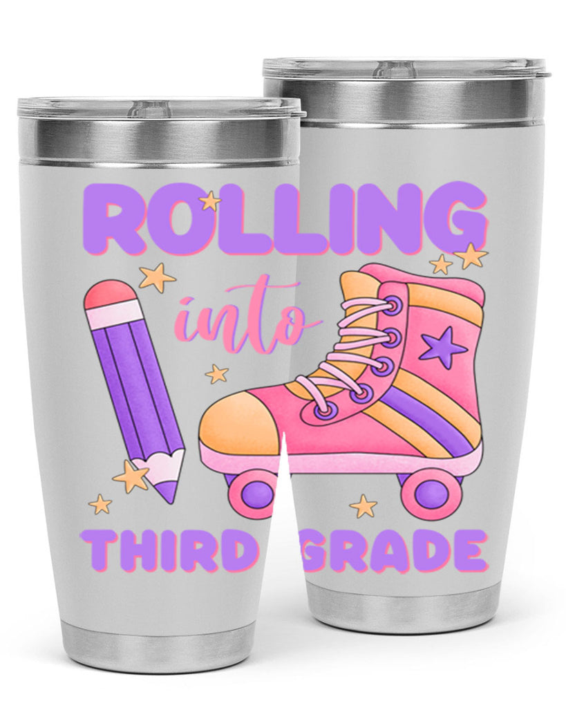 Rolling into 3rd Grade 24#- 3rd grade- Tumbler