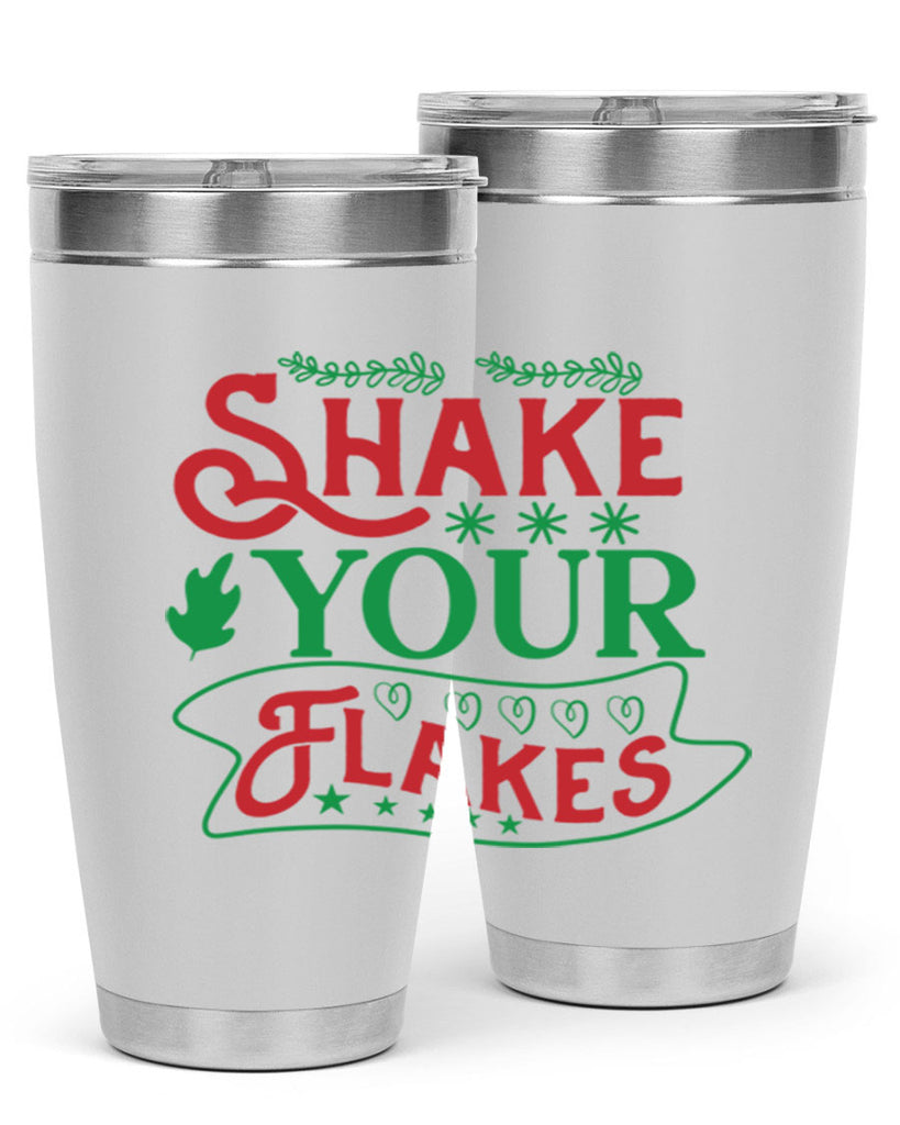 Shake Your Flakes 358#- winter- Tumbler