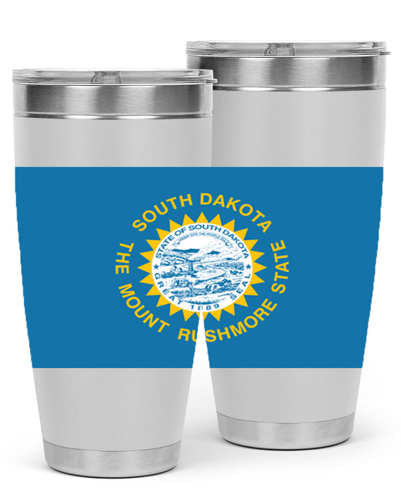 South Dakota 11#- Us Flags- Tumbler