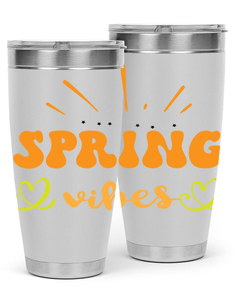 Spring vibes  519#- spring- Tumbler