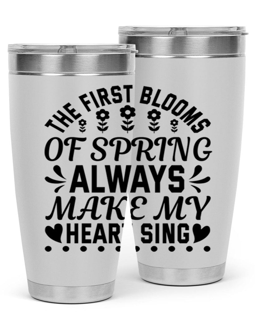 The first blooms of spring 549#- spring- Tumbler