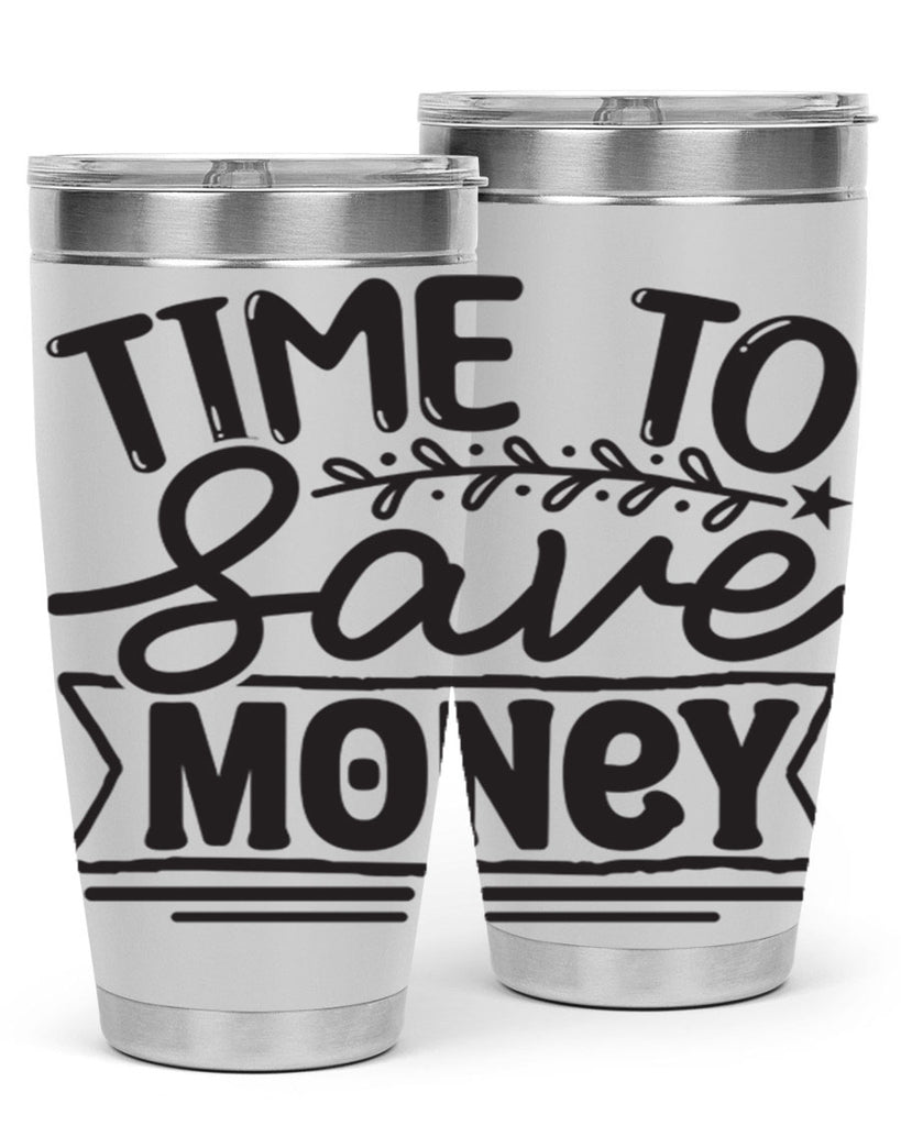 Time to save money 414#- winter- Tumbler