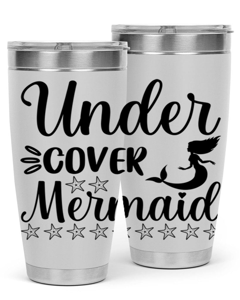 Under cover mermaid 650#- mermaid- Tumbler