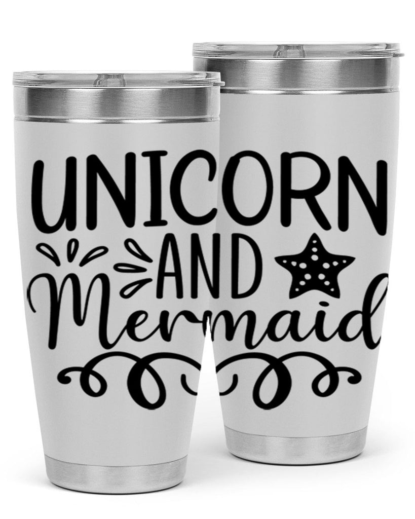Unicorn And Mermaid 658#- mermaid- Tumbler