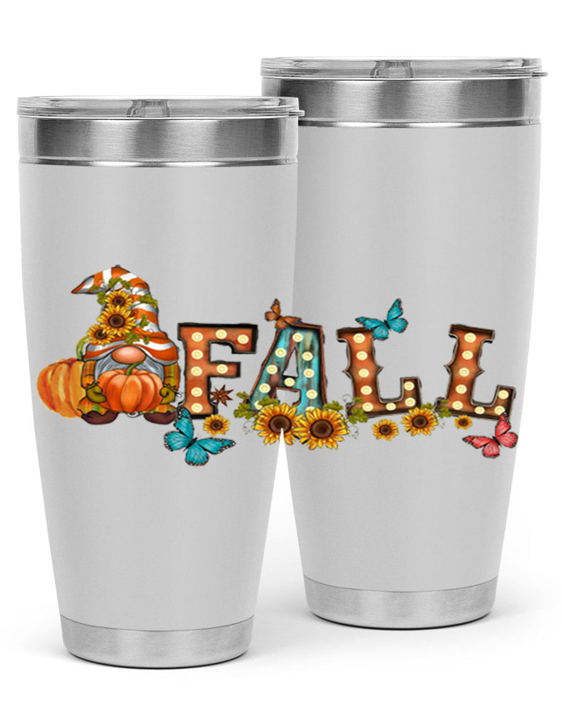 VintageFallGnome 626#- fall- Tumbler