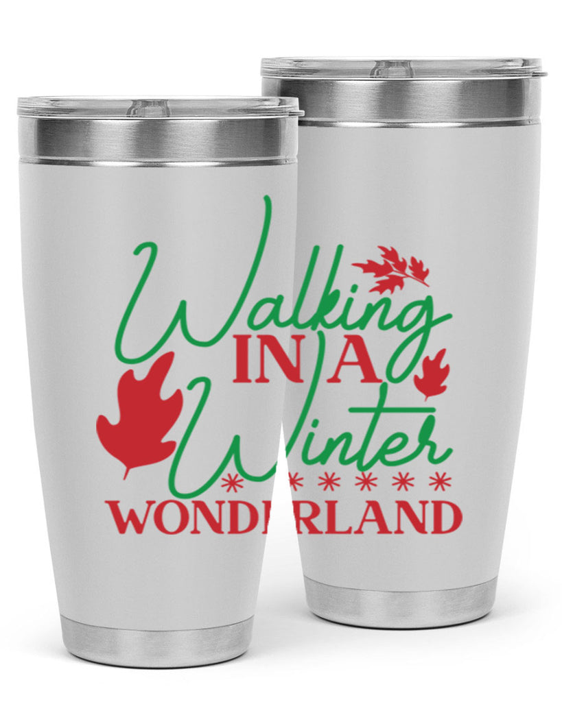 Walking In A Winter Wonderland 438#- winter- Tumbler