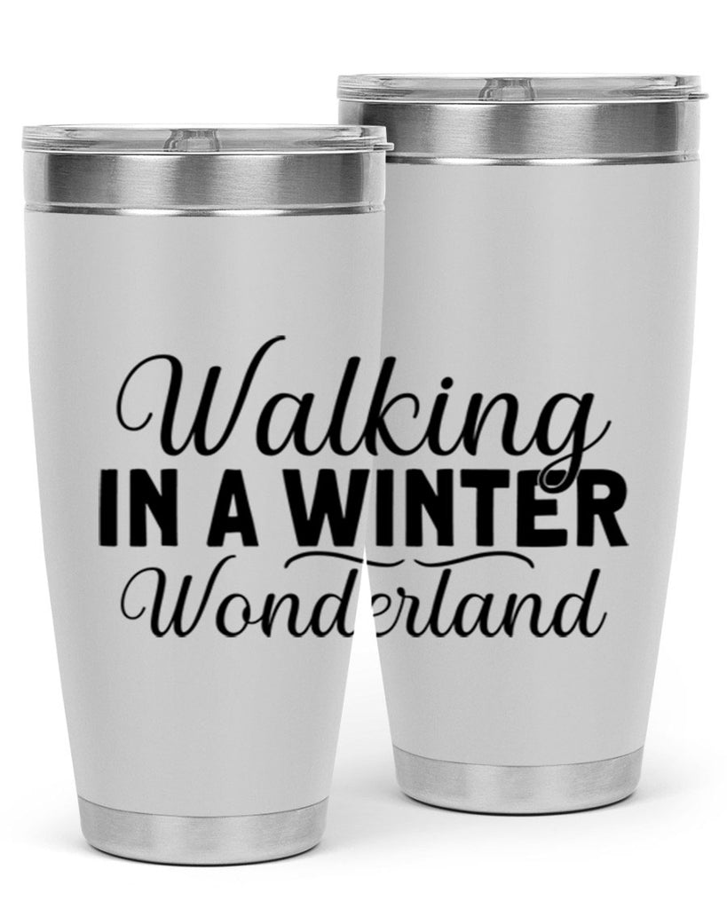 Walking in a Winter Wonderland 434#- winter- Tumbler