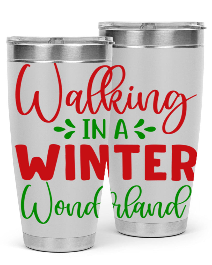 Walking in a Winter Wonderland 436#- winter- Tumbler