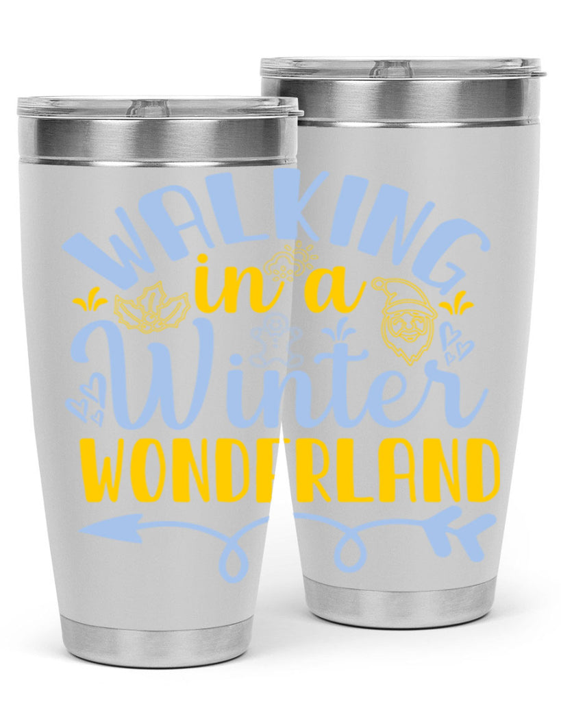Walking in a winter wonderland440#- winter- Tumbler